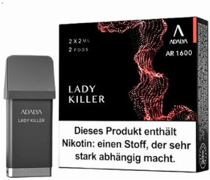 Adalya AR 1600 Prefilled Pod Lady Killer 2x2ml 12mg