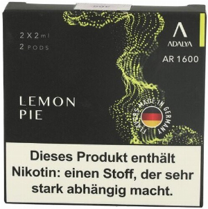 Adalya AR 1600 Prefilled Pod Lemon Pie 2x2ml 12mg