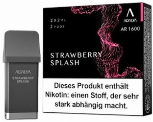 Adalya AR 1600 Prefilled Pod Strawberry Splash 2x2ml 12mg