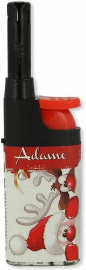 Adamo Mini Stabfeuerzeug Weihnachten Rentier und Weihnachtsmann