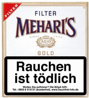 Agio Meharis Gold Filter Zigarillos