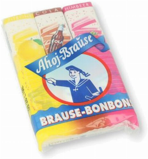 Ahoj-Brause Brause-Bonbons Zitrone Cola Himbeere 69g