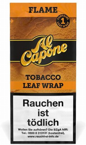 Al Capone Tobacco Leaf Wrap Flame 1 Stück