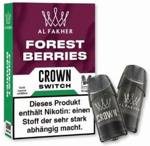 Al Fakher Crown Switch Pods Forest Berries 2x2ml 18mg