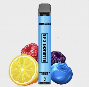 AL MASSIVA 600 Blaulicht X 4B Einweg E-Shisha 17mg