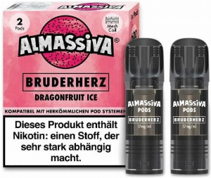 Al Massiva Bruderherz Prefilled Pod 2x2ml Dragonfruit Ice 17mg