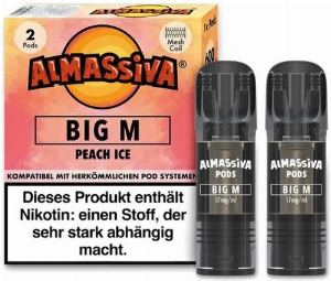 Al Massiva Massiv Prefilled Pod 2x2ml Peach Ice 17mg