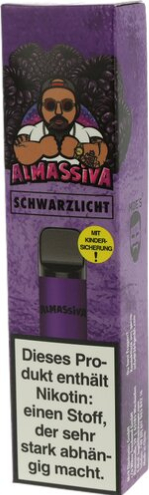 Al Massiva Schwarzlicht Einweg E-Zigarette 17mg