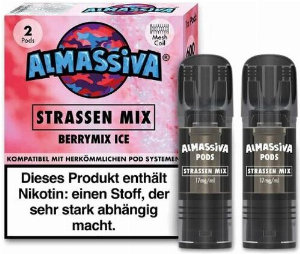 Al Massiva Strassen Mix Prefilled Pod 2x2ml Berry Mix Ice 17mg