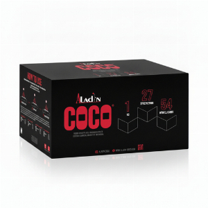 Aladin Coco Wasserpfeifenkohle Kokosnuss 27mm 1kg