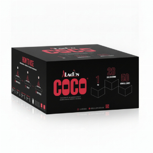 Aladin Coco Wasserpfeifenkohle Kokosnuss 28mm 1kg