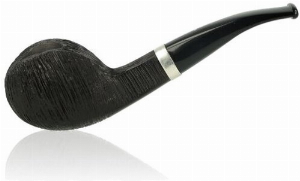 Aldo Velani Pfeife Rustiziert Schwarz