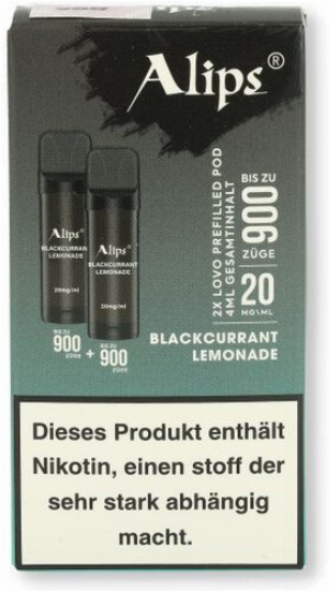 Alips Lovo Blackcurrant Lemonade Prefilled Pods 2x2ml 20mg/ml
