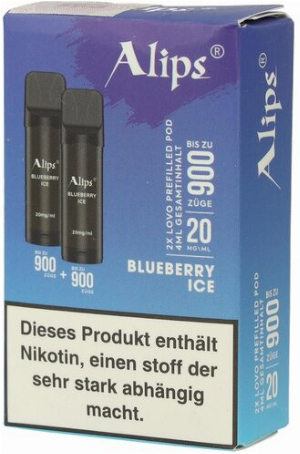 Alips Lovo Blueberry Ice Prefilled Pods 2x2ml 20mg/ml