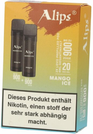 Alips Lovo Mango Ice Prefilled Pods 2x2ml 20mg/ml