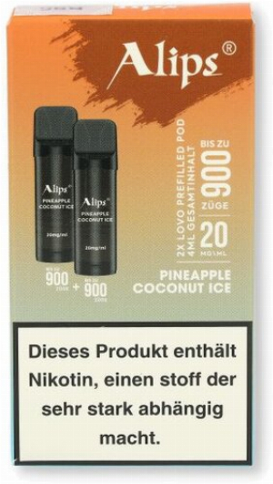 Alips Lovo Pineapple Coconut Ice Prefilled Pods 2x2ml 20mg/ml