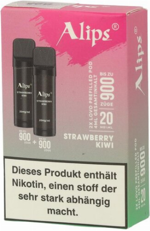 Alips Lovo Strawberry Kiwi Prefilled Pods 2x2ml 20mg/ml