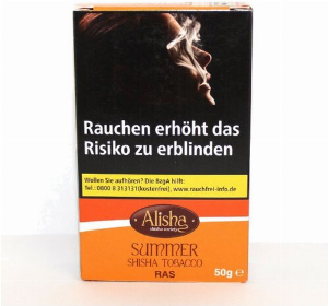 Alisha Raspberry (Summer) 50g Packung Shisha Tabak