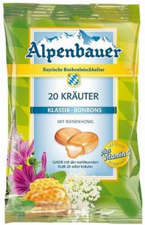 Alpenbauer 20 Kräuter Bonbon 90g Beutel