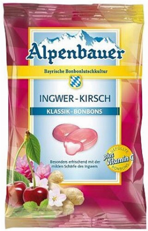 Alpenbauer Ingwer Kirsch Bonbon 120g Beutel