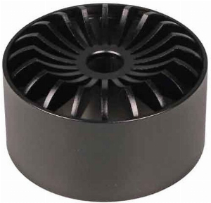 Alu Aschenbecher schwarz