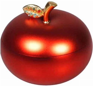 Alu Windaschenbecher Apfel rot metallic