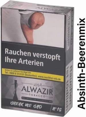 Alwazir Break me bad No.18 Shisha Tabak 50g