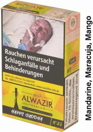 Alwazir Happy Buddha No.23 Shisha Tabak 50g