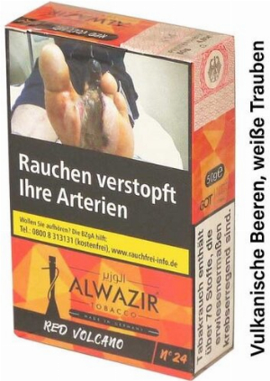 Alwazir Red Volcano No.24 Shisha Tabak 50g
