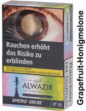 Alwazir Spring Break No.15 Shisha Tabak 50g