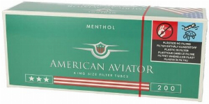 American Aviator Menthol Zigarettenhülsen 200 Stück