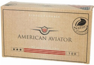 American Aviator Zigarettenhülsen Biologisch abbaubar 100 Stück
