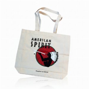 American Spirit Baumwolltasche Beige