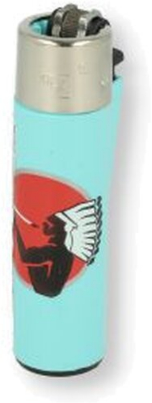 American Spirit Clipper Feuerzeug Blau