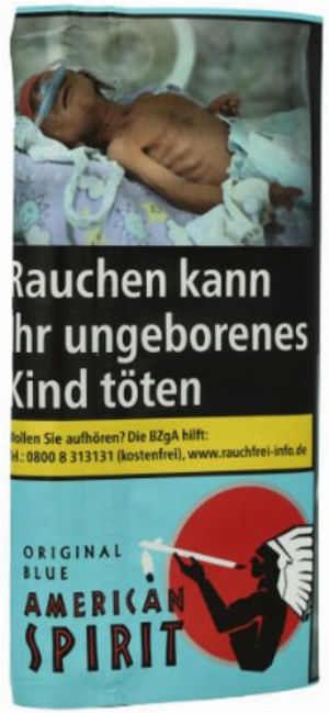 American Spirit Tabak Original Blue 30g Päckchen Feinschnitt