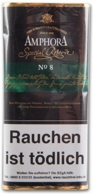 Amphora Pfeifentabak mit Aroma Special Reserve No.8 50g
