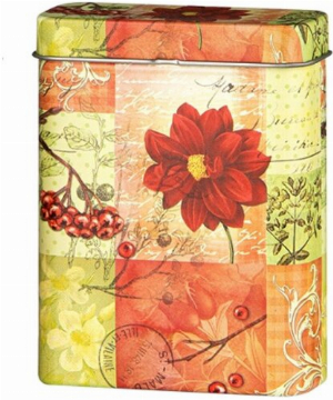 Angelo Blumen Metall Zigarettenbox Dalie