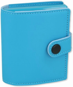 Angelo Metall Etui mit Geld und Kartenfach Blau