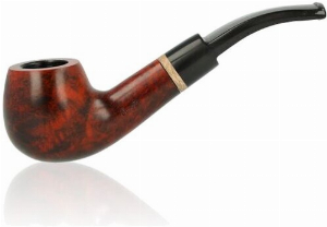 Angelo Pfeife Mini Nr.5 Orange-Schwarz