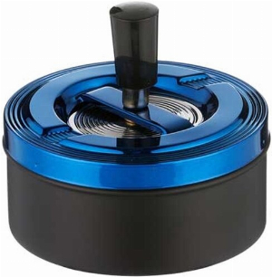 Angelo Schleuderascher schwarz / blau-metallic 11cm