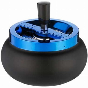 Angelo Schleuderascher schwarz / blau-metallic 13 cm