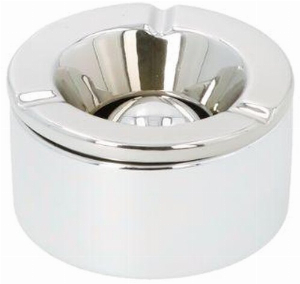 Angelo Windaschenbecher Keramik Chrom glänzend