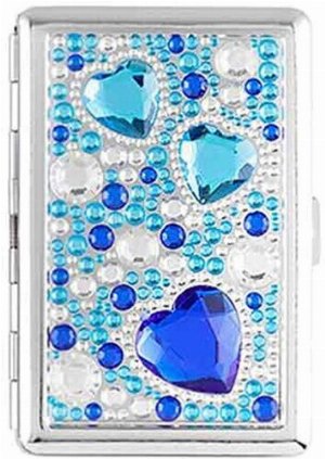 Angelo Zigaretten Etui Herz 100er Blau