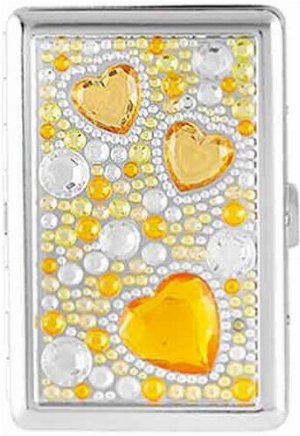 Angelo Zigaretten Etui Herz 100er Orange