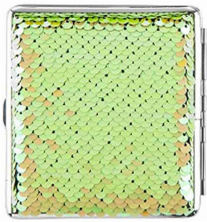 Angelo Zigaretten Etui Pailletten 20er grün