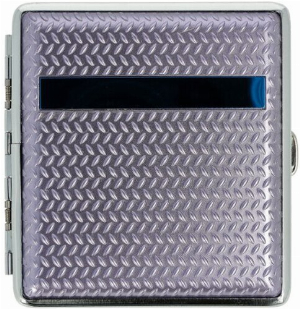 Angelo Zigaretten Etui Riffelblech Lila