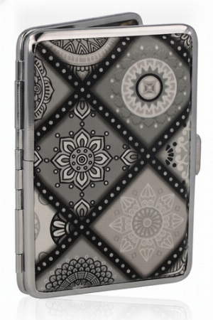 Angelo Zigarettenetui Boho Mandala 1v4 schwarz-Weiß