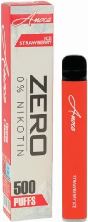 Anoca 500 Einweg E-Shisha Strawberry Ice Zero ohne Nikotin