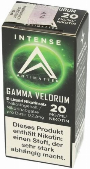 Antimatter Intense Nikotinsalzliquid Gamma Velorum 10ml 20mg