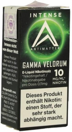 Antimatter Intense Nikotinsalzliquid Gamma Velorum 10ml 10mg